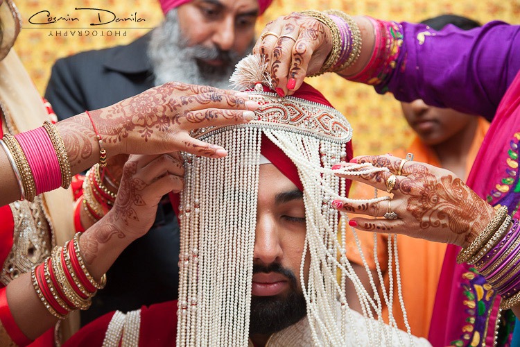 Sikh wedding Tradition Sehra Bandi