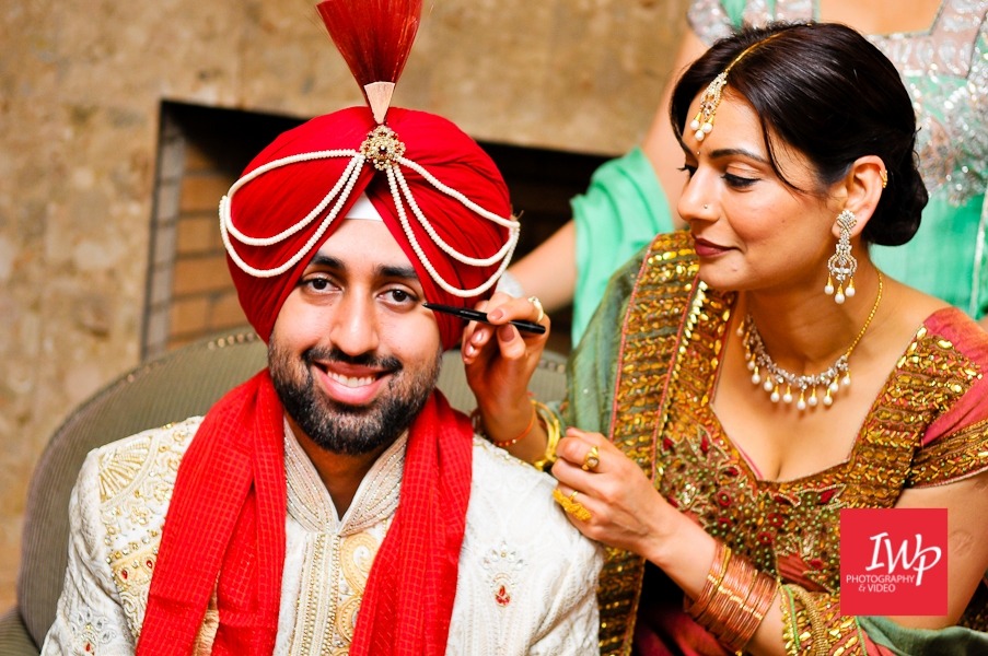 Sikh wedding Tradition Soorma and Kalgi